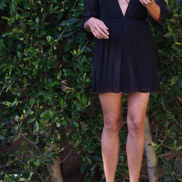 Reformation Freya Dress Black Size 2 - Picture 3 of 6